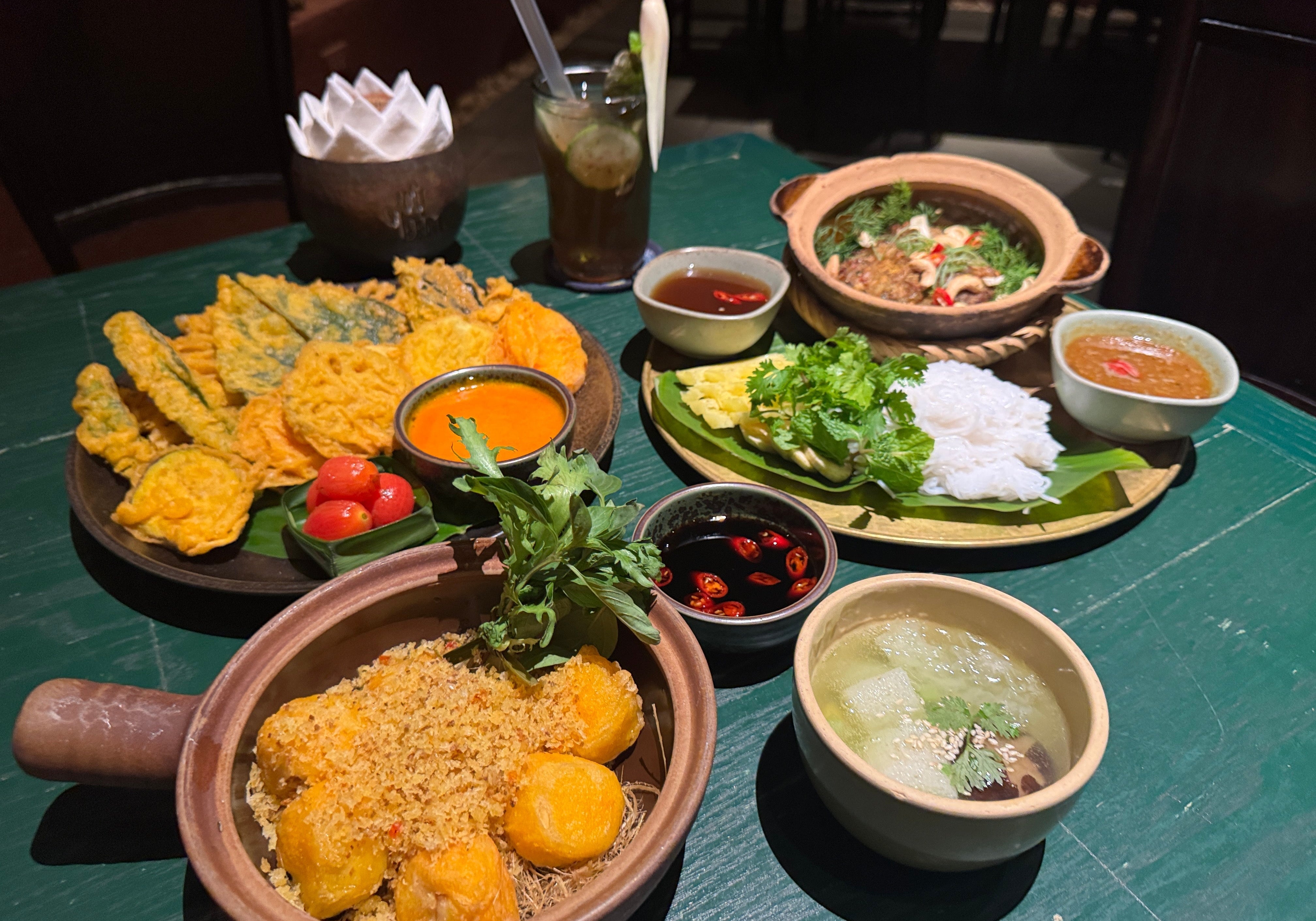 河內素食餐廳料理