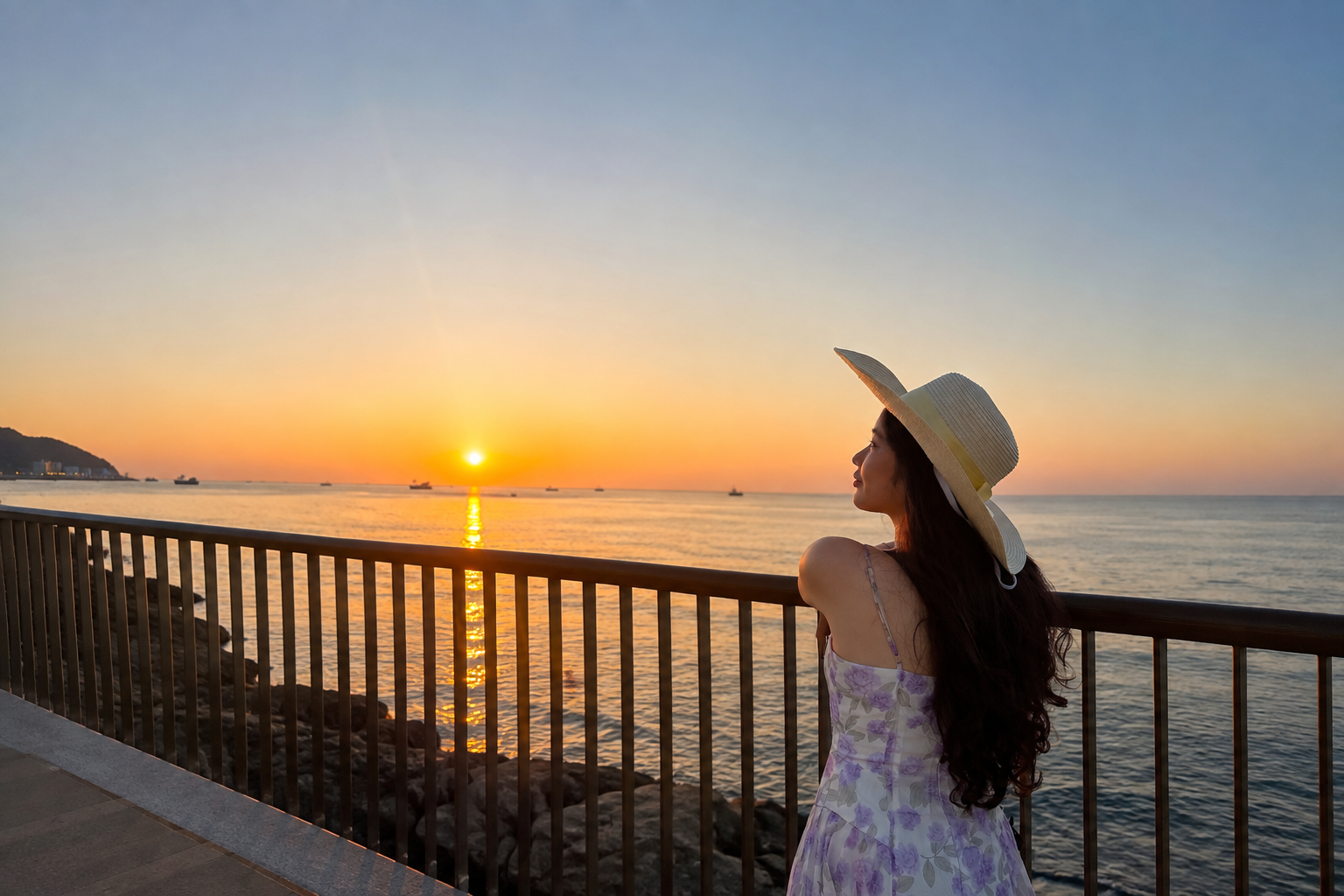 富國島情侶 5 日商品首圖：親吻橋＋夕陽郵輪
