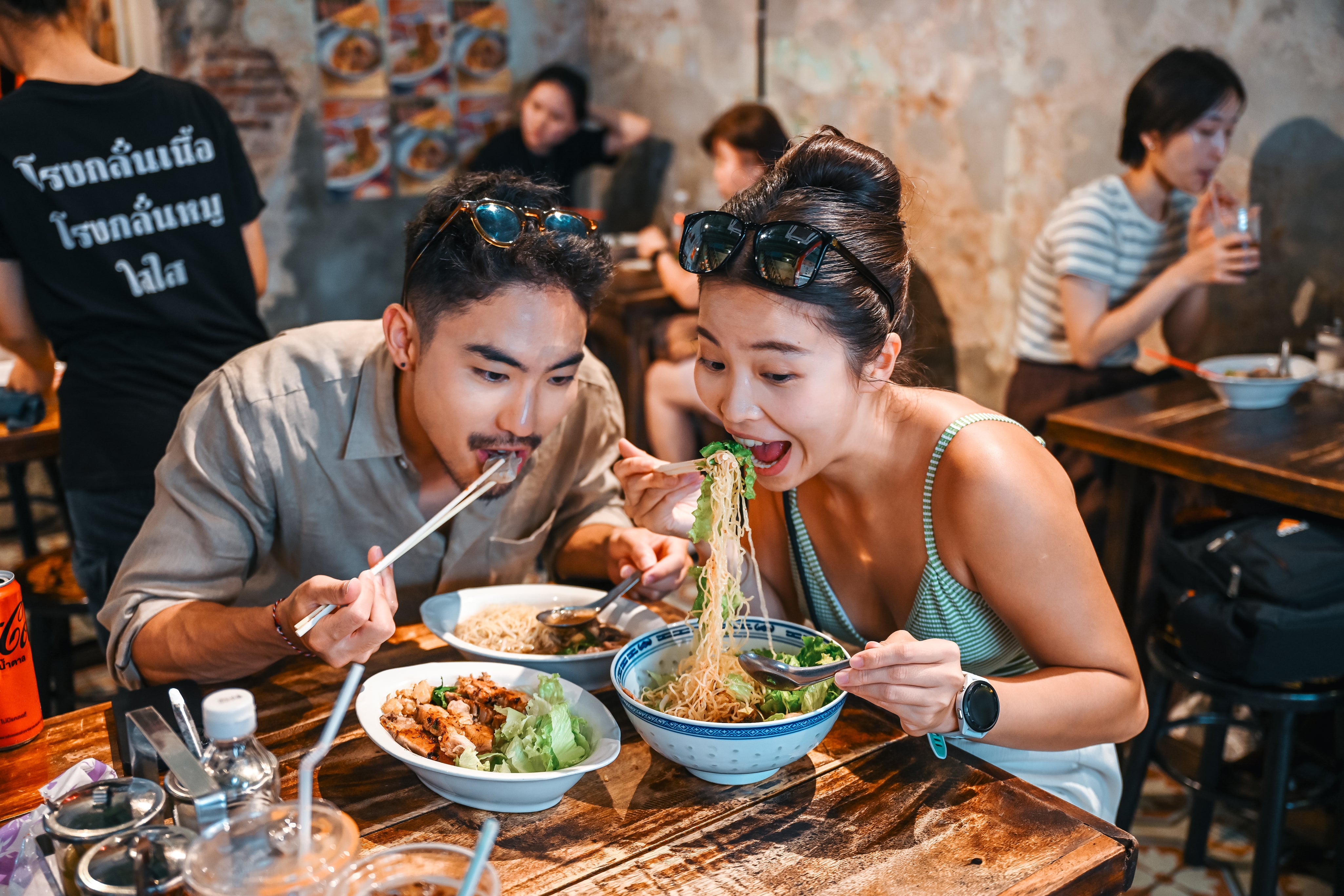 午餐自理老街美食，請參考探索清單！