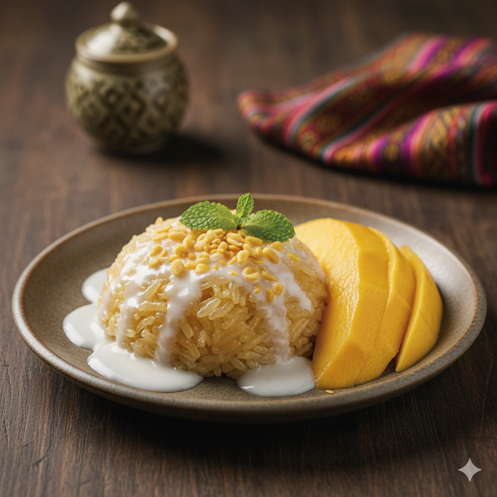 Khao Niao Mamuang (ข้าวเหนียวมะม่วง)