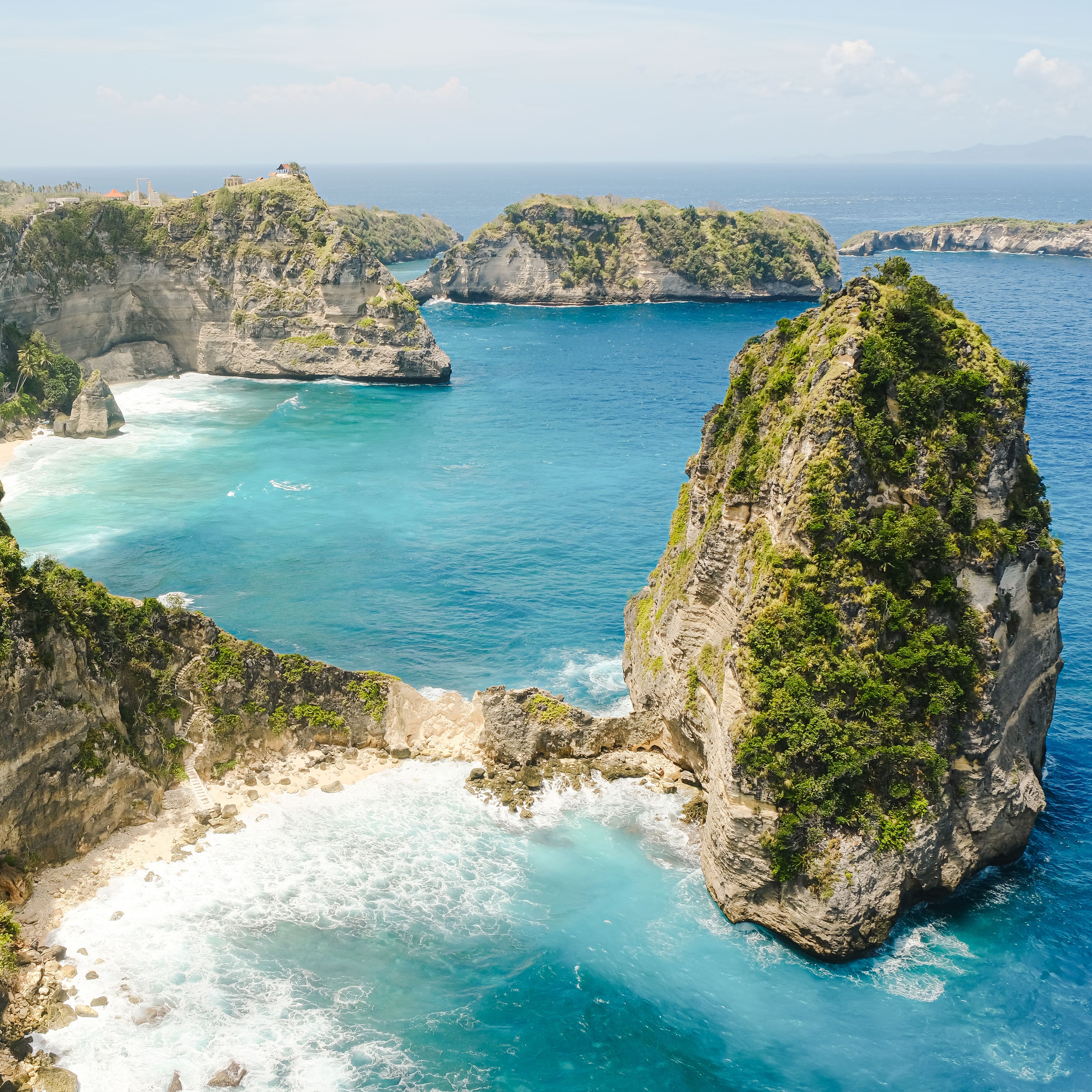 峇里島 × 佩尼達島深度探索 8日｜瀑布淨化・火山日出・包船浮淺・懸崖火舞 - 含稅簽網卡