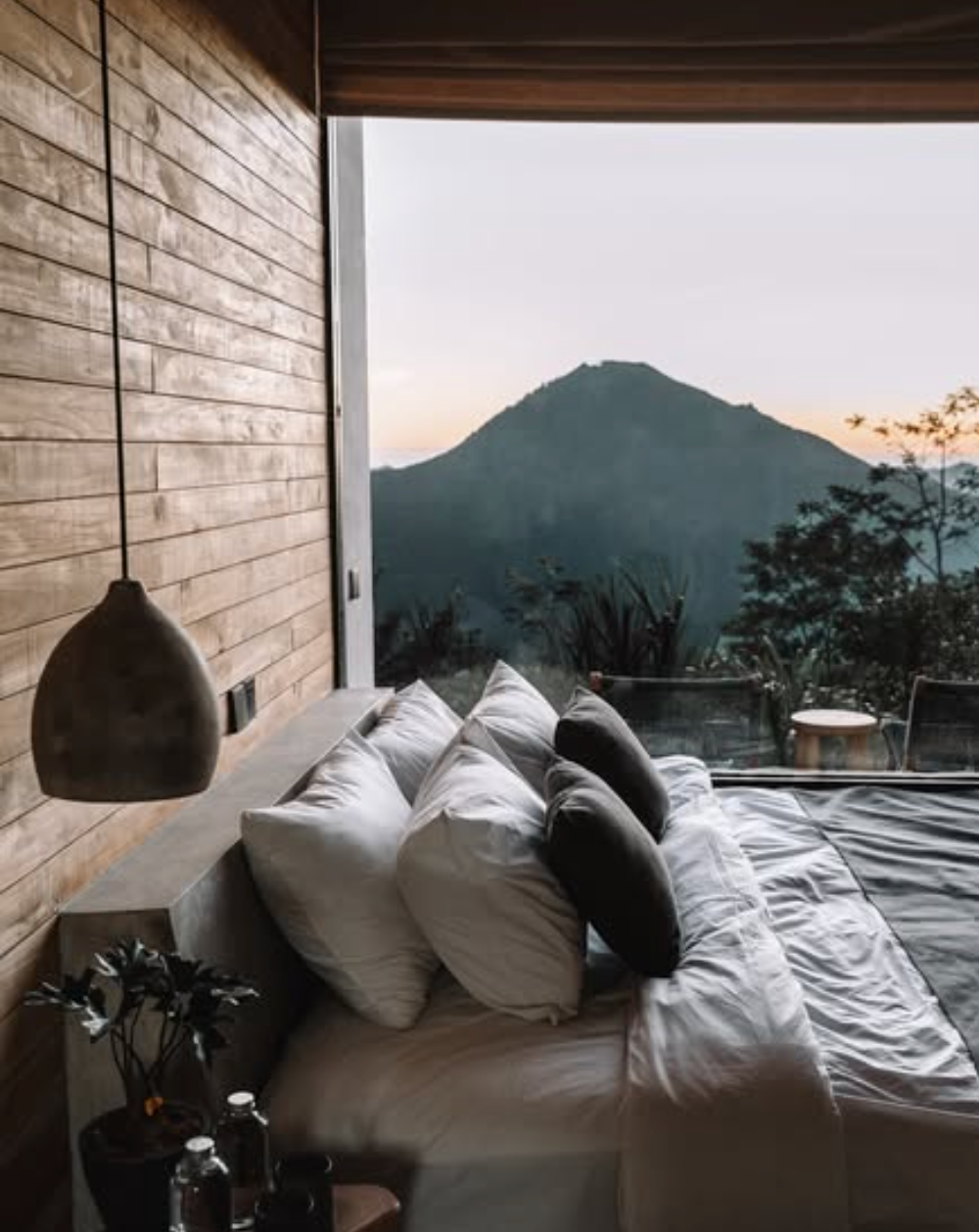 入住金塔馬尼火山景觀住宿 (此為示意圖)