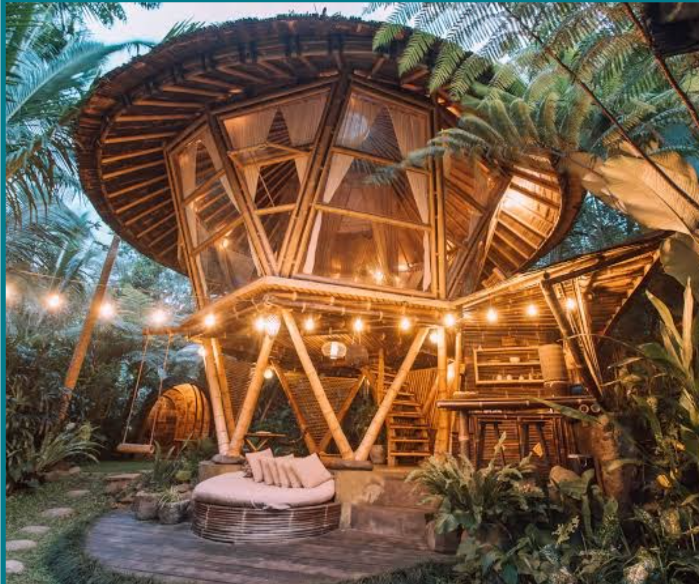 賽德門住宿升級選擇：叢林竹屋（參考圖如上）