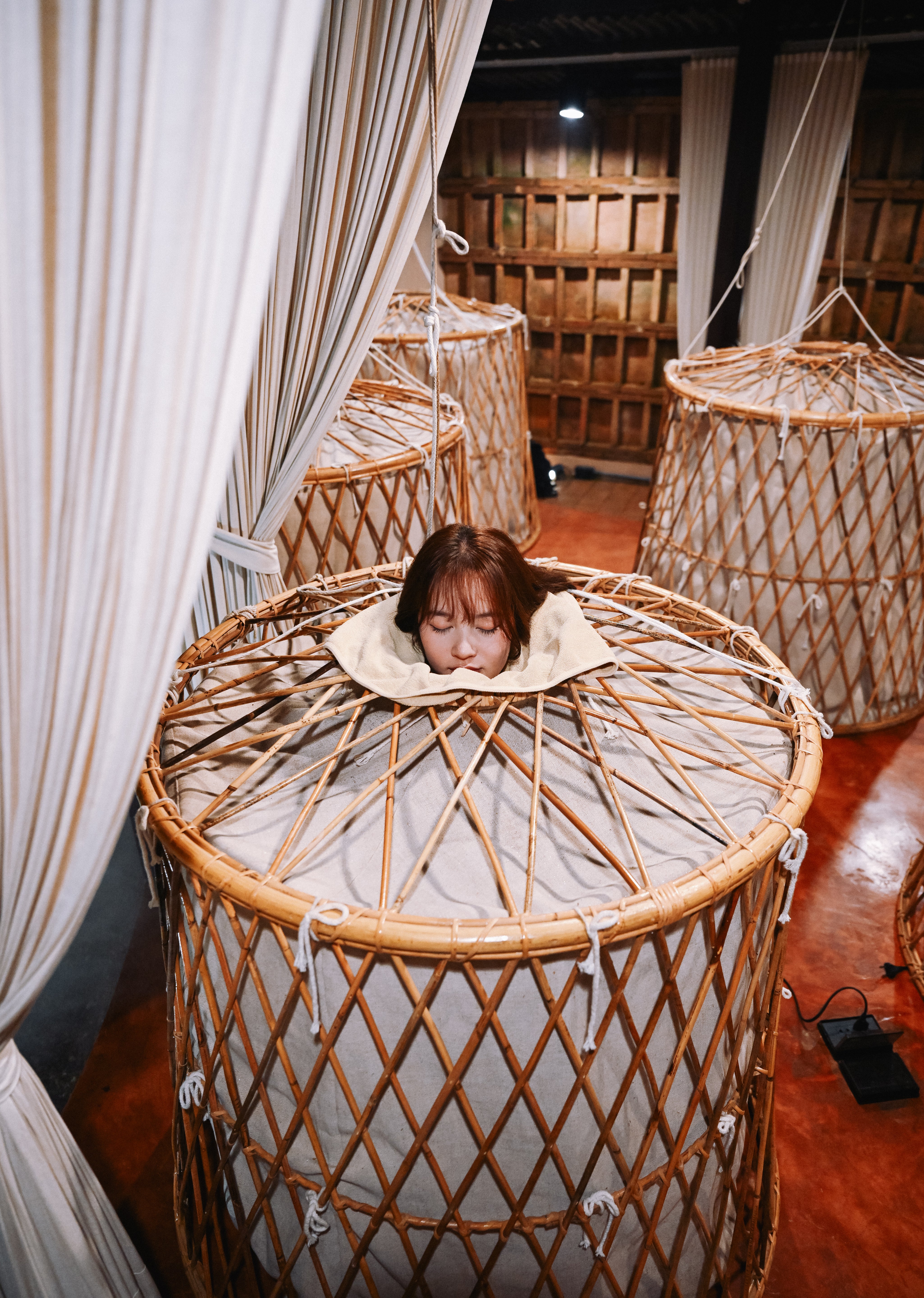 清邁獨特的雞籠桑拿